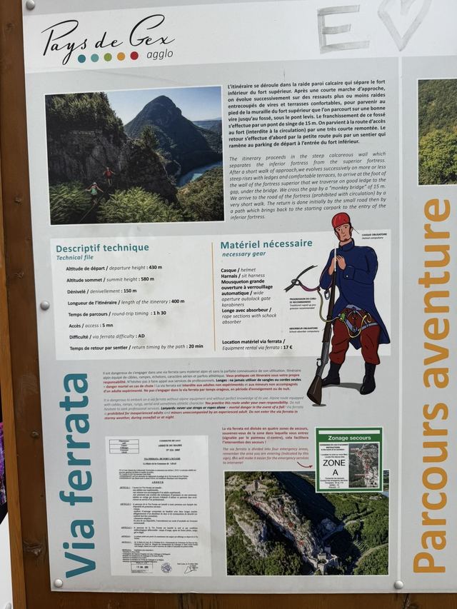 Via ferrata de Fort l'Écluse — photo 14