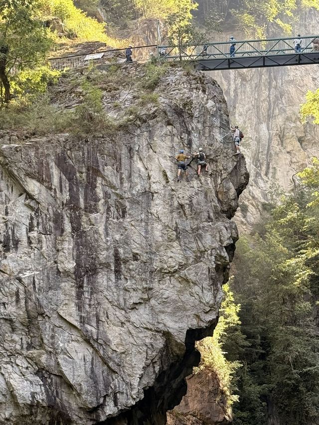 Via ferrata du Parc Thermal (partie basse) — photo 7