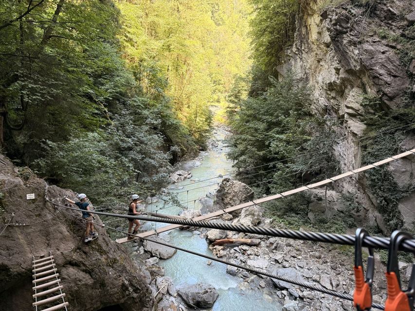 Via ferrata du Parc Thermal (partie basse) — photo 17