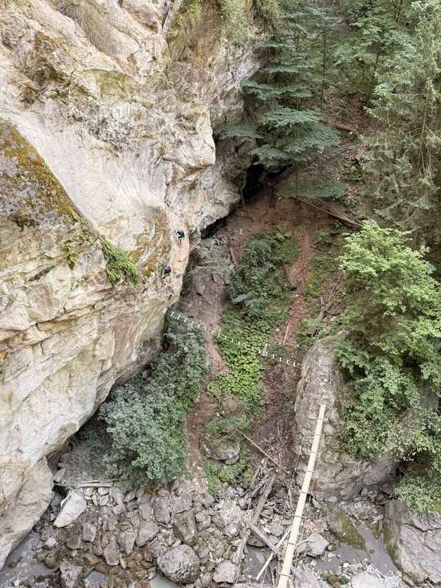 Via ferrata du Parc Thermal (partie basse) — photo 30