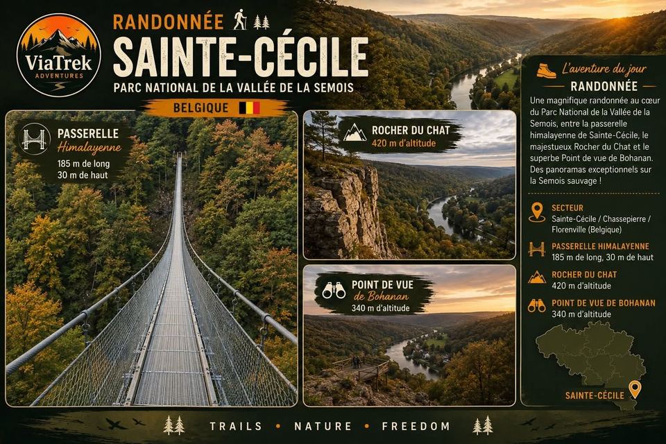Passerelle de Sainte-Cécile & Rocher du Chat — photo 2